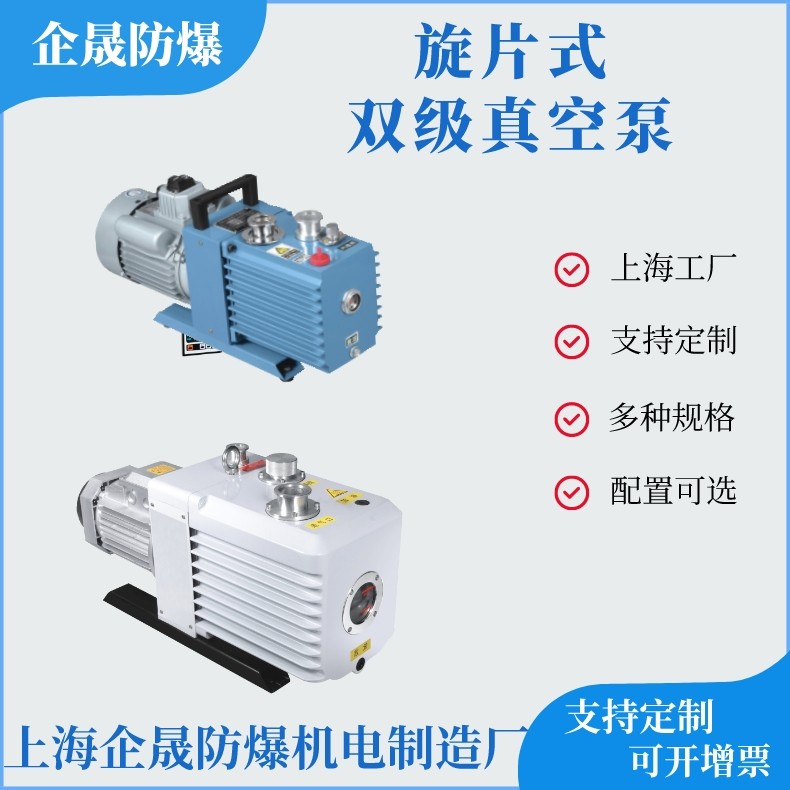 双级旋片式真空泵(油泵)